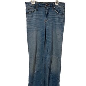 light wash flare jeans